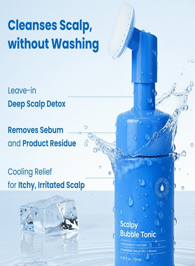 سيبوري تونيك سيبوري الفقاعي | رغوة مقشرة لفروة الرأس تُترك على الشعر، مناسبة للشعر الدهني أو المتعرق أو الذي يُسبب الحكة | يزيل التراكمات والعرق دون ترك أي بقايا | شعور بالانتعاش بفضل المنثول وحمض الساليسيليك | مُنظف للشعر على الطريقة الكورية - Image 3